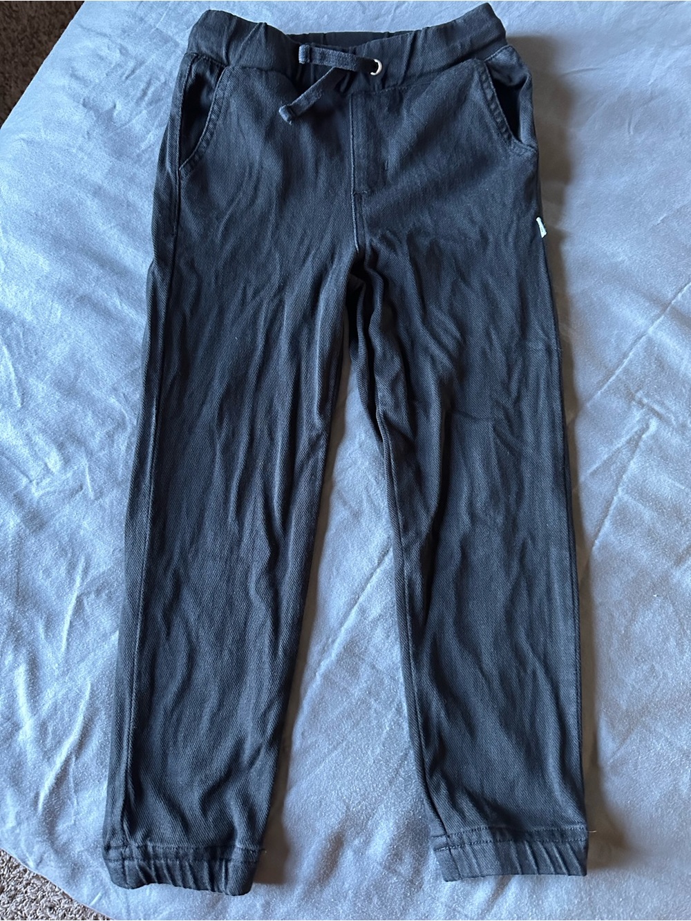 Little Sleepies Black Denim Knit Joggers